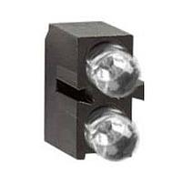 BIVAR H-200C-1 LED Mounting Hardware LED Holder 3mm 2 Level Black