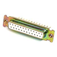 Cinch DBE25SF179 Receptacle DSUB 25F WW2 E GF ZINC