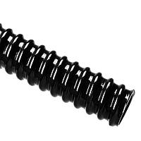 HellermannTyton 166-90224 Cable Protection HelaGuard SR PVC Tubing, Smooth Bore, Spiral Cover, Std Wt, 1.25" Dia, Bk, 100 ft/Std. Reel