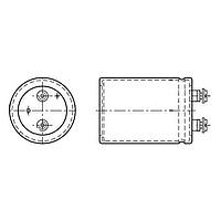 EPCOS B43740A9688M007 Electrolytic Capacitors 400VDC 6800uF 20% Ring clip/clamp mnt