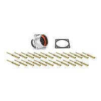 Amphenol SINE Systems RT001823PKNH03-K Connector Kits Square Flange Recept silicone seal IP69k