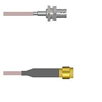 Amphenol Custom Cable Q-040680005007i RF Cable Assemblies BNC-SJB/SMA-SP G316 7I