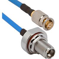 Amphenol SV Microwave FB292-085-FQSMP-180 RF Cable Assemblies 2.92mm BKHD F SMP F QB 18"Cable