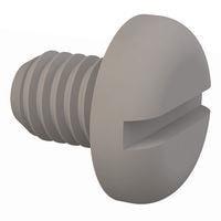 Essentra Components 50M060100N008 Pan Slotted Pan Slotted Screw, M6 X 1 Thread, 8mm Lg