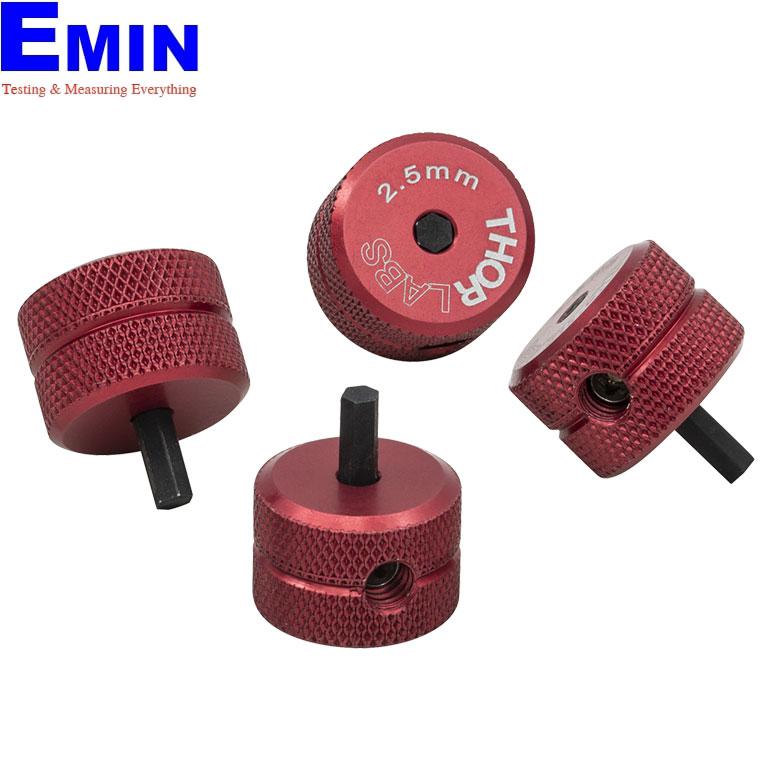 THORLABS HKTS2.5M Hex Key Thumbscrews (2.5 mm, 4 Pack)