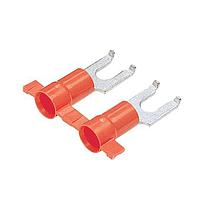 Panduit PV18-8FFB-3K Spade Flanged Fork Term vinyl insuld