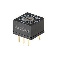 Same Sky (formerly CUI Devices) RDS5-16S-1065-D-67 DIP Switches 16 Position Through Hole 2.54 mm Pitch IP67 Flush Arrow Actuator