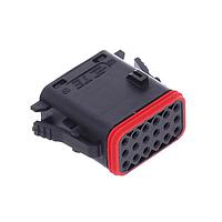 DEUTSCH - TE Connectivity 934457111 Connectors 18CCT PLUG BLACK KEYING A W/SEAL