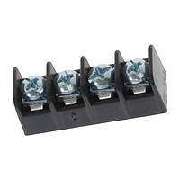 Molex 38700-7504 Beau PCB Terminal Barrier Strip PCB W/O MTNG ENDS 4 w/clamp washer
