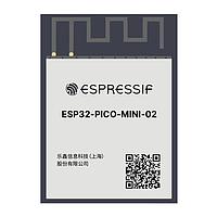 Espressif Systems ESP32-PICO-MINI-02-N8R2 Multiprotocol Modules SMD module, ESP32-PICO-V3-02 with 8 MB flash and 2 MB PSRAM die inside, ESP32 ECO V3, PCB antenna
