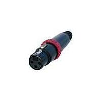 NEUTRIK NC3FXS-B Cable Connectors 3P F CBL END X-S SER W/NOISELESS ON/OFF