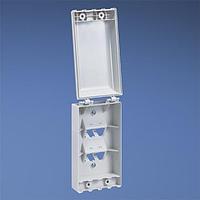 Panduit CFPTR2BEI Tamper Resistant Faceplate with Breakout Faceplate 2 Port Tamper Resistant Bre