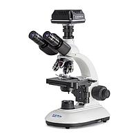 KERN OBE 124C825 Transmitted Light Microscope (5.1MP USB 2.0; 4X, 10X, 40X)