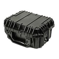 Serpac SE430FML,BK Cases Seahorse 430 Case w/ Foam & Metal Keyed Locks, 13.6 x 10.7 x 6.3" - Black