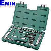 SATA 09011 65PC. 1/4inch & 3/8inch DR. SOCKET SET (METRIC & S.A.E.) (65 chi tiết 1/4inch,3/8inch)