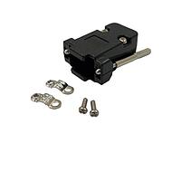 Adam Tech DB25-HD-PN-TS Two Piece Backshell 25P HOOD THMB SCREW CHROME PLASTIC