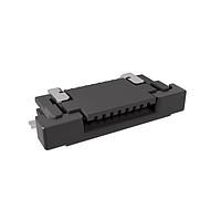Amphenol FCI SFV8R-2STE1HLF Board Mount 0.50mm Flex Connector, SFV-R Series, 8 Position, Top Side Contact, Side Entry Surface Mount ZIF Connector, Halogen Free, Lead Free