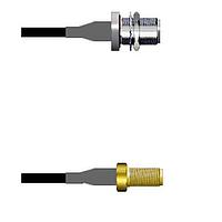 Amphenol Custom Cable Q-1T02V0003144i RF Cable Assemblies N-SJB/SMA-SJ G174 144I