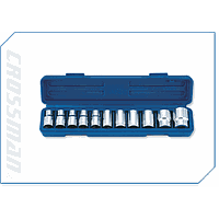 Crossman 99-090 11 Pcs. 1/2 inch Drive Metric Socket Set ( 6 point, 10-27 mm)