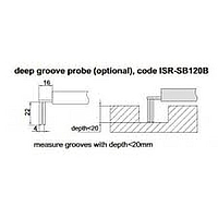 Deep Groove Probe Insize ISR-SB120B (For ISR-S1000B)