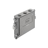 HARTING 19400220461 Headers & Wire Housings 22 HPR Slim Hood, Screw Locking, Top Entry, 3xM25