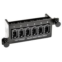 Tripp Lite N482-6M24-6M24 Fiber Optic Connectors RKMT CHASSIS W/MOD FBR