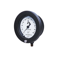 OMEGA PGT-60L-30V/300 Large, High Accuracy Pressure Gauge with Adjustable Dial (Compound Gauge; -15~300psi; 1/2"NPT Male; 6'')