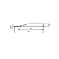 Trimos TA-MI-110 Measuring Insert With Tungsten Carbide Ball (Ø 2 mm)