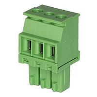 Same Sky (formerly CUI Devices) TBP03P4-350-08GR Plugs 2 24 Poles, Pluggable, Vertical, 3.5 Pitch, 28 16 (AWG), Terminal Block