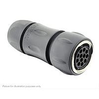 Eaton Souriau-Sunbank UTGX6JC1412SW Plugs Plug, with cable gland backshell, for 12 female contacts, IP68/69K, keying W