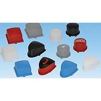 APEM 1T16 Cap Square Button Transparent White