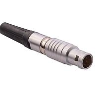 NorComp 821B003-173L401 Connectors IP50 Male Push-Pull Cable Mount 3 Position Straight Solder Cup