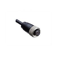 Amphenol LTW BSD-07BFFM-SL6A02 Sensor Cables / Actuator Cables Ceres, Standard Size, Metal, Shielded 5A, 07 pins, Female Connector, Female Contact, Straight, Screw Thread, Overmolded, Length 2000mm, IP66