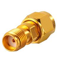 Johnson / Cinch Connectivity Solutions 134-1010-006 RF Adapters - In Series ADAPTER, 2.92MM PLUG TO SMA JACK, BRASS