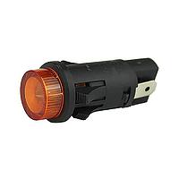 VCC P81-A12H-CA Indicators 0.5in HI-HAT 12VDC TAB AMBER