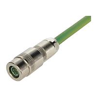 HARTING 21021851430 Straight M8 D-code PushPull 4pin straight m shielded AWG26-22 for cable 6.2-6.8mm