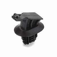 HellermannTyton 151-02051 Connector Clip Connector Clip, 6.2 13.0mm Hole Dia., PA66HIRHSUV, Black, 5000/carton