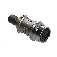 Amphenol SINE Systems AHDM04-24-29SR-059 Connectors Receptacle Kit, shell size 24, 29 positions, socket, reduced diameter seal, wide thread, cable clamp backshell