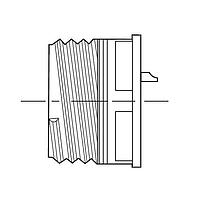 DEUTSCH - TE Connectivity D38999/21YB35PN Receptacles DTS 13C 13#22D PIN RECP HERM