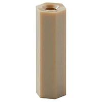 Essentra Components 186308070409 Hex PEEK Threaded Hex Standoff, M3, 8.0 mm Spacer