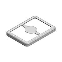 Masach Tech MS209-10F EMI/RFI Shield Frame, Two-Piece 20.9 x 15.3 x 1.7mm Two-piece Drawn-Seamless RF Shield/EMI Shield FRAME (CRS)