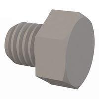 Essentra Components 50M120125J012 Machine Screw Hex Unslotted Bolt, M10 X 1.5 Thread, 12mm Lg