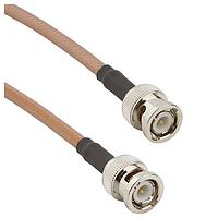 Amphenol RF 115101-07-24.00 RF Cable Assemblies BNC ST Plug to BNC ST Plug RG-142 24 in