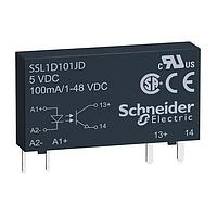SCHNEIDER SSL1D101JD Solid State Relays .1A 1-48VDC 3-12VDC SSR SLIM 1