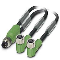 PHOENIX CONTACT 1458716 Sensor Cables / Actuator Cables SAC-3P-M8Y/2X0,6- PUR/M 8FR