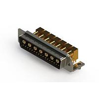 EDAC 629-24W7240-7T3 Mixed Contact D-Sub Connectors Right-angle Power Combo D-Sub Connector