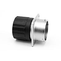 Amphenol SINE Systems RT001412SNHEC Connectors Receptacle, Square Flange, 12 Position, Female, Shell Size 14, Silicone Seal, and End Cap with Individual Wire Sealing