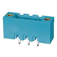 Same Sky (formerly CUI Devices) TBP01R2W-508-03BE Headers Terminal block, pluggable, w screw lock, 5.08, receptical, 3 pole, blue