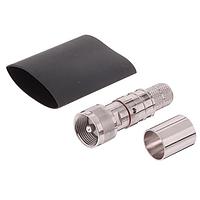 Amphenol Times Microwave Systems EZ-500-UM-X Connectors UHF-male (plug) crimp connector, non-solder pin, no braid trim