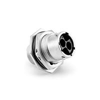 Amphenol SINE Systems RT07122PNH03 Connectors 4 (2+2) Position Jam Nut Receptacle, Male, Shell Size 12, with Silicone Seal